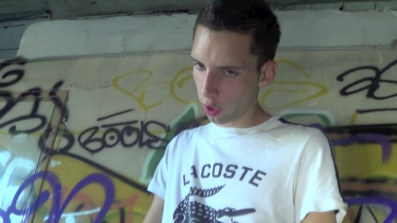 FIRST SEX EXPERIENCE WITH BOY: Twinkfucked by sexy straight scally lad outdoor