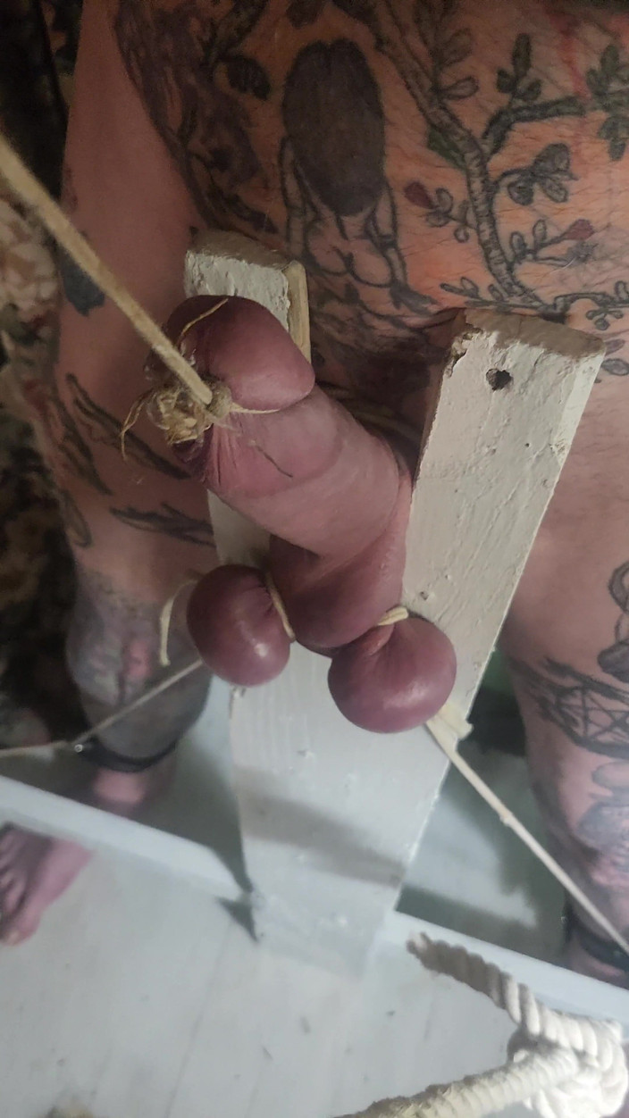 Goode Girl: Goode Girl Unholy Crucifix Ballbusting Pt2