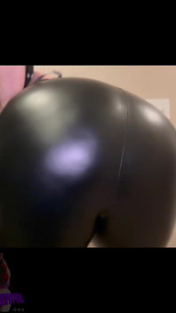 Shiny Black Legging Fart by BBW