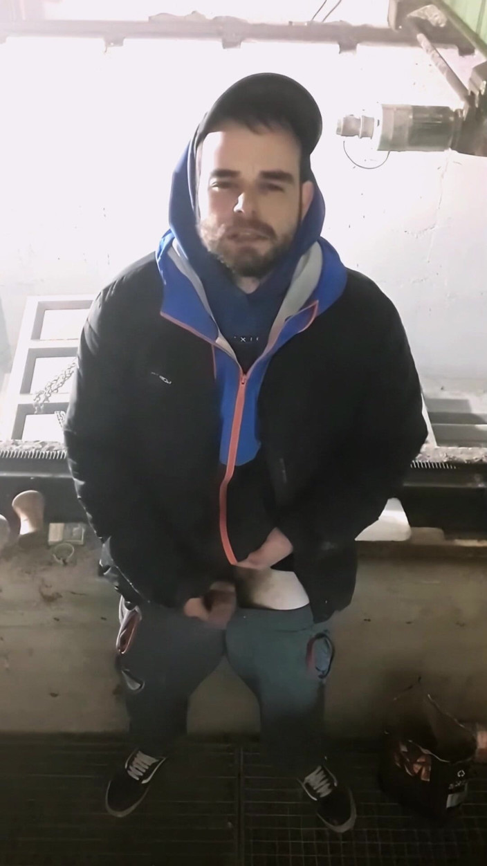 jerkofflover: Cumshot in My Private Place Where I Go to Masturbate