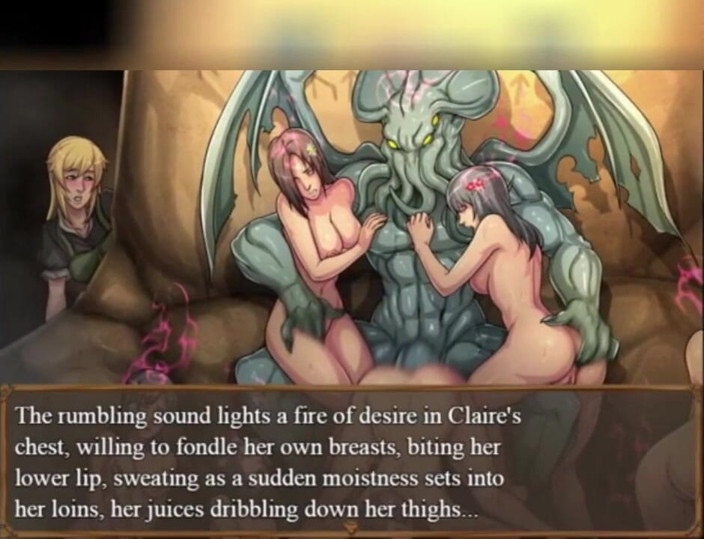 3DXXXTEEN2 Cartoon: Claire a rapture v eldritch sexuální jeskyni. 3D porno kreslený sex