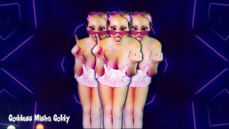 Goddess Misha Goldy: Je bent een treurige verliezer zonder leven, blijf randen, gooning...