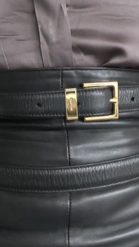 Belt Fitting in the Living Room, Part 1, Lady Victoria Valente