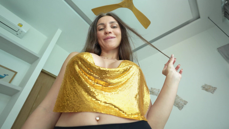 Kriss Kiss: POV Hot Sex with Girl in Perfect Sheer Pantyhose! Missionary,...