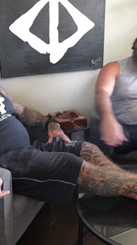 Foot Worship and Cigar Smoking with Oscar Bear