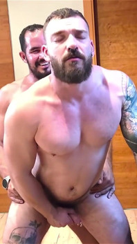 Fuck Between Muscular French and Brazilian Men