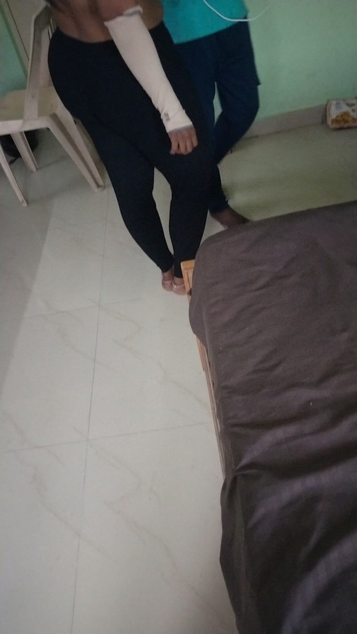 Tamil lesbian: Preparazione per le riprese di video porno