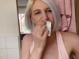 Cute Blonde 666: Nase-fetisch-video