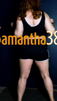 Sexy BBW Sam38g Shaking Assets in Gym Wear