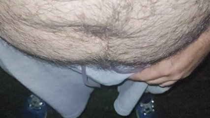 Johnnyboy2285: Running cum outdoor