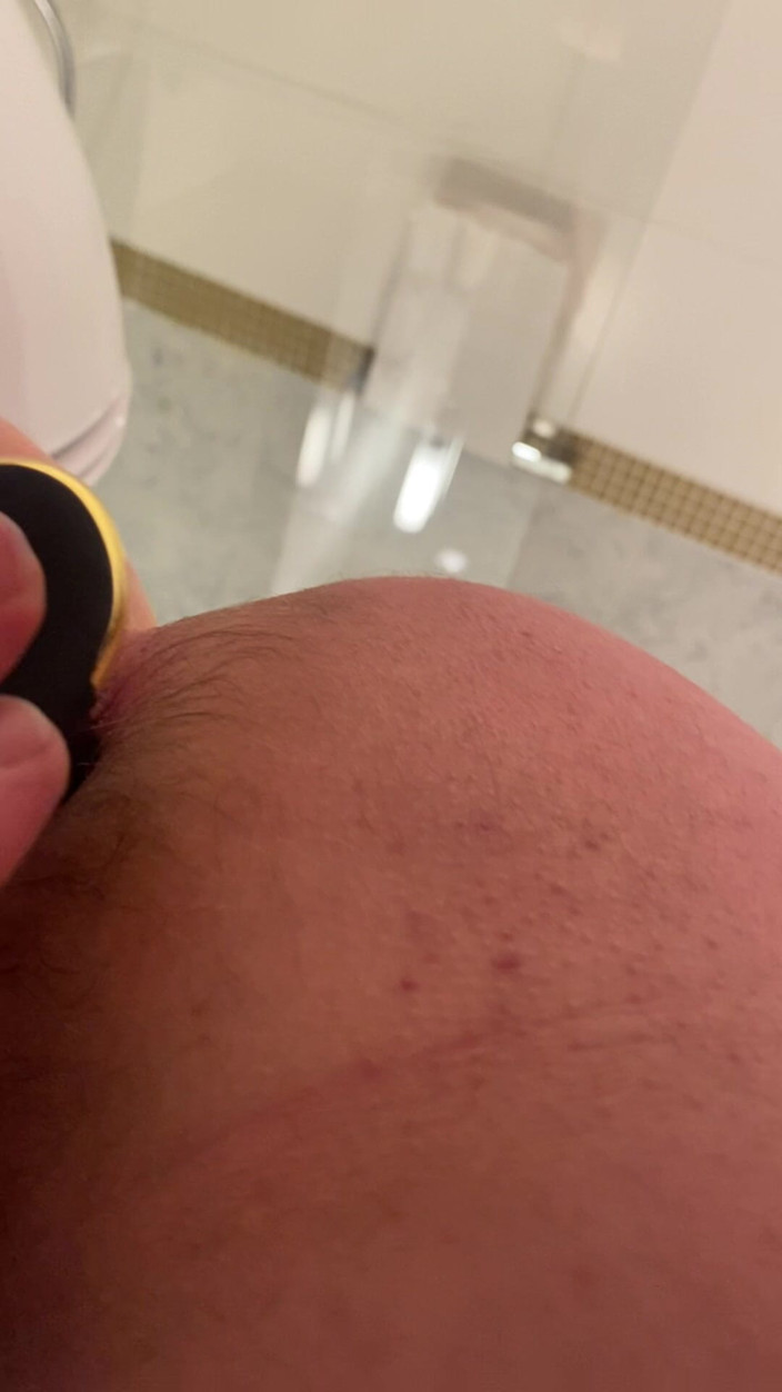 FlowingSpring247: Ball Gag Anal Masturbation