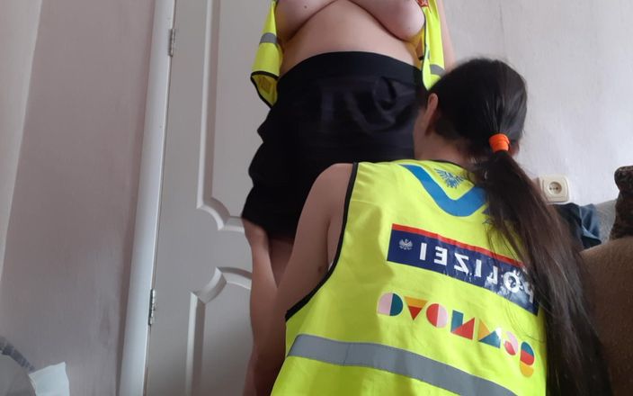 Lesbian-illusion: Two Police Girls Fucking Hard