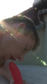 Bi-stud takes cock up his asshole while getting head