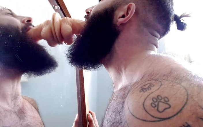 TripleXTransMan: Deepthroat &amp;amp; gagging, fucking ftm hole in the mirror