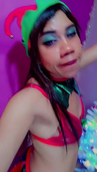 Elfa Sexy Dance Christmas Party Delicius i Wet Yes