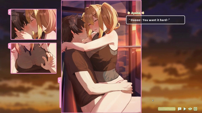 NSFWOtaku: Hentai -spel - sommarklöver - pariserhjulsex - knullar blondinen på pariserhjulet