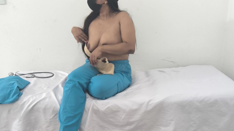PATY PATY: Big Ass Busty Nurse Masturbates Her Juicy Pussy in Hospital,...