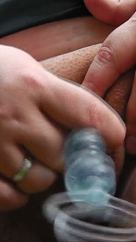 Outdoor with a Dildo