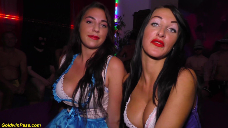 Goldwin pass: German oktoberfest after party orgy
