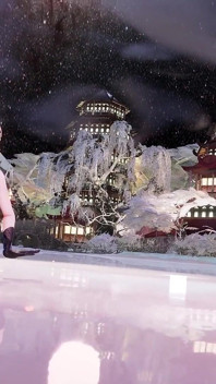 [mmd] ヨランデル&リタ チョコレートクリーム ダブルストリップティーズ ブラックシルクパンティストッキング 大きな乳首 ミルクチェーン 赤底 ハイヒール