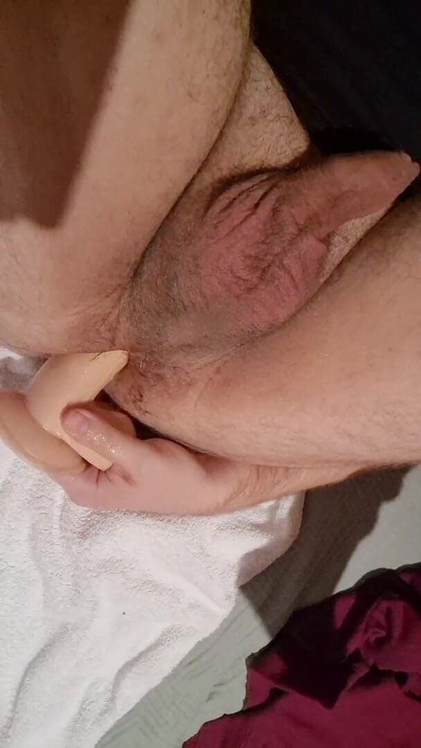 Bihornstef: Bi pierwszy pełny wstawienie duży dildo