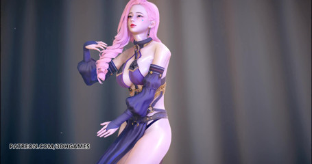 3D-Hentai Games: Wisin & Yandel - Follow the leader Seraphine sexy striptease