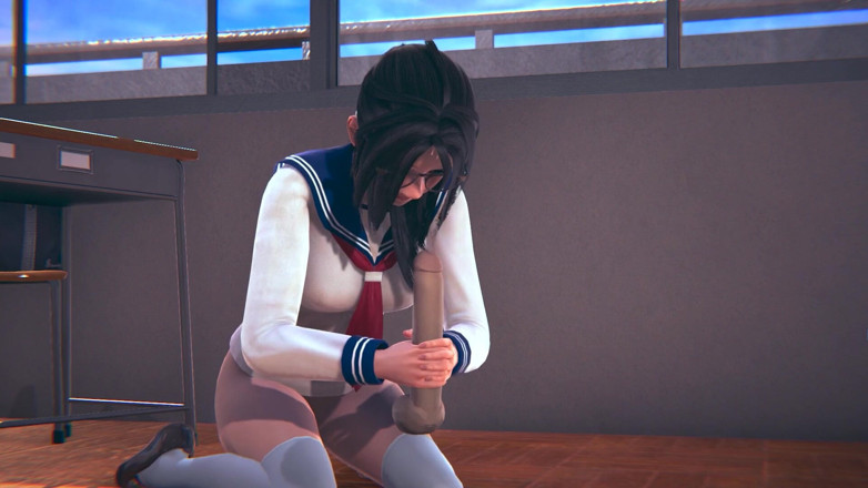 Waifu club 3D: Vysokoškolačka s brýlemi honí učitelovo péro