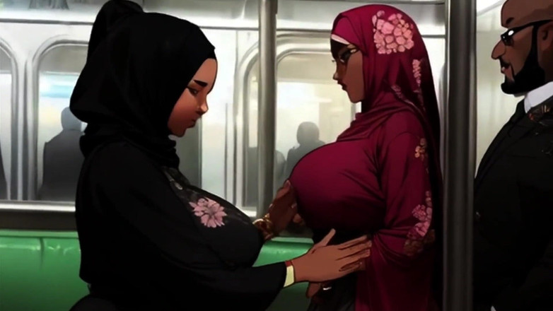 Spicy Toons: Wanita Ethiopia menyembah batang hitam pada hari raya dalam hentai...