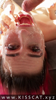 목구멍 섹스하는 탱고 섹시녀!  딥 페이스 핑거링 - Kiss Cat