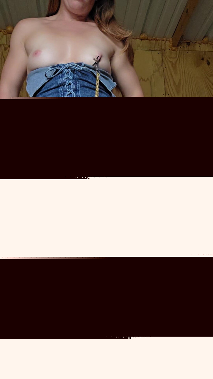 NaughtyRedFarmgirl: Ruda Hses cycki zaciski na łechtaczka, anal tyłek do cipki, kobiecy...