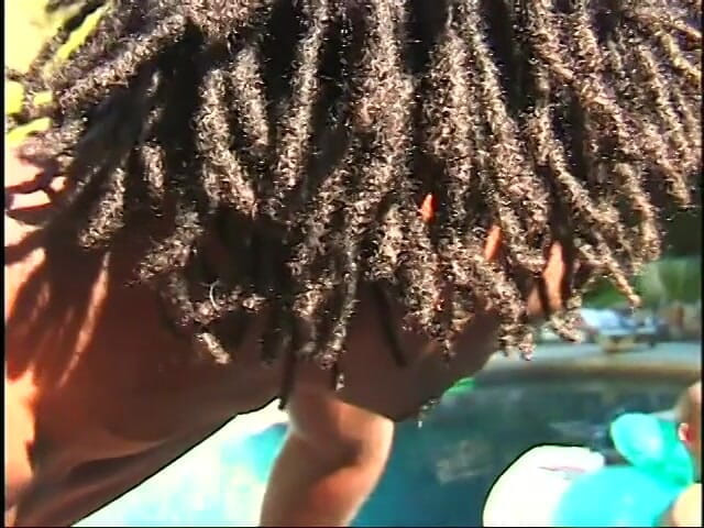 CBD Media Interracial: La splendida modella africana con tette enormi naturali viene leccata...