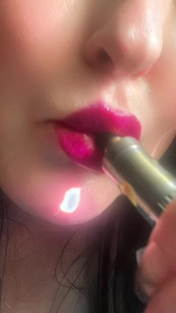 SanDiego8383: Rokend hete roze verleidelijke lippen &amp; slow-motion damp gelukzaligheid