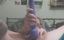 Alex Bitchcraft: Dubbele dildo en vibrator solo