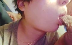 Latino Boy Has Fun Sucking Older Daddy Cock