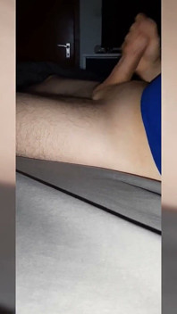 Big White Cock Gets Jerked Until Cum 2