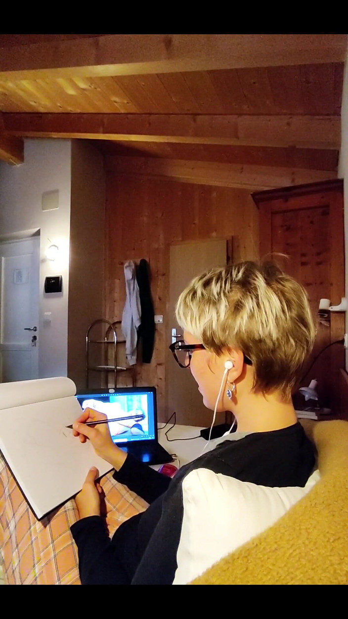 TheaRemmel: Melukis bogel dengan Thea