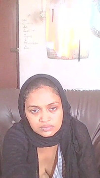 Hijab Lady Works at My Home Office Sucks Well