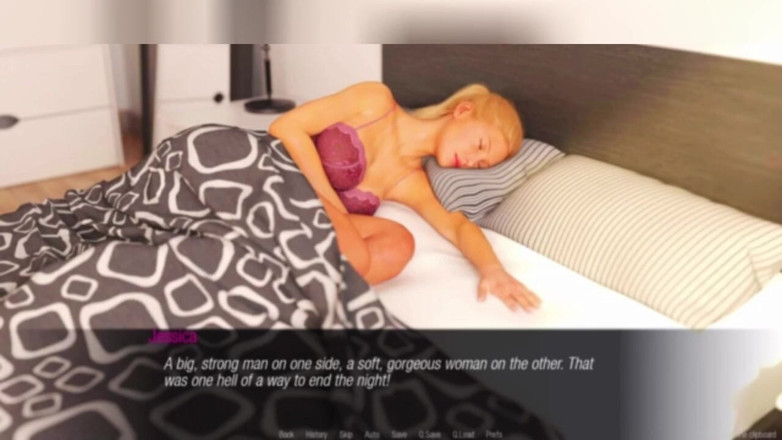 3DXXXTEEN2 Cartoon: Jessiki drażni starego i młodego. Seks z kreskówkami 3D porno