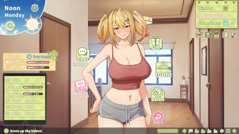 NSFWOtaku: Hentai Game - Ayano Cowgirl Scene - Hentai Gameplay Animation