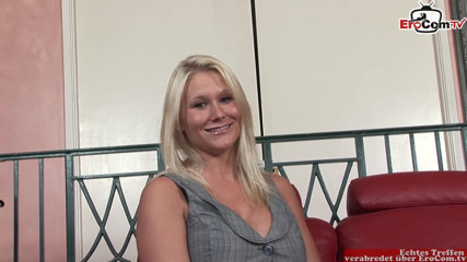 EroCom: Busty blonde want to get fucked in an amateur casting