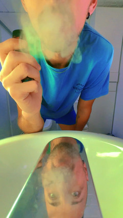 Eddie Star: Morning Chill in Front of the Mirror