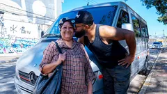 72 Years Old BBW Granny Picked up for Anal Bus Sex