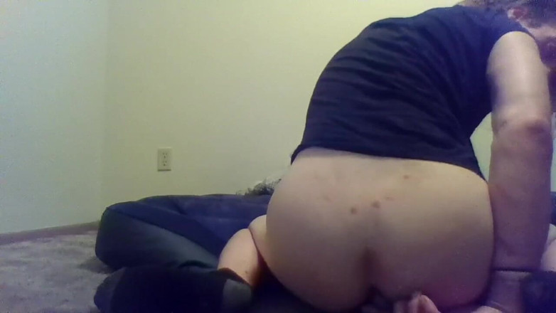 LilTaste: Whining Moaning Transgirl W/dildo Sandwiched in My Asshole