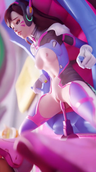 D.va Love Fuck Machine - Overwatch 3D Porn
