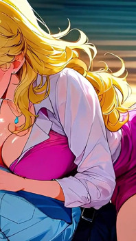 Extra hodiny po setmění s blond MILF – Ai animace