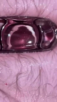 My Ass with My New Glass Butt Plug