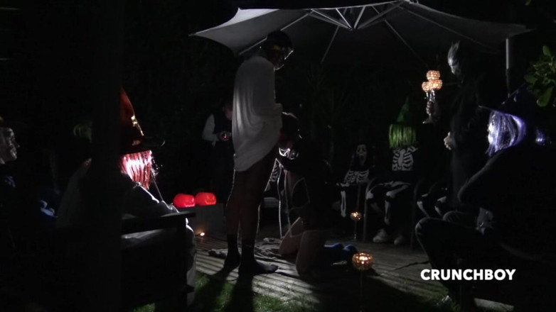 Bareback spy cam from Spain: Cam alnigth all'aperto durante la notte del college