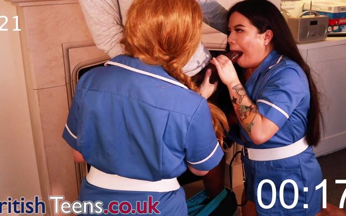 British Teens: Cumshot compilaiton - perawat Inggris melakukan yang terbaik