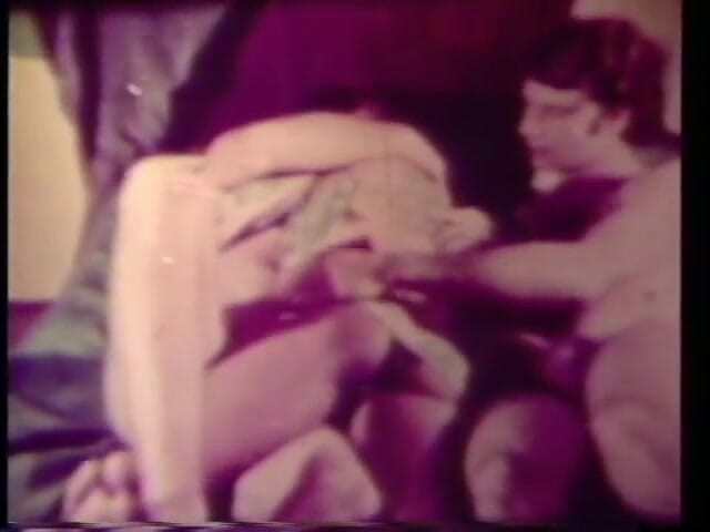 Vintage Usa: Vintage fuck with ebony chick and two fuckers