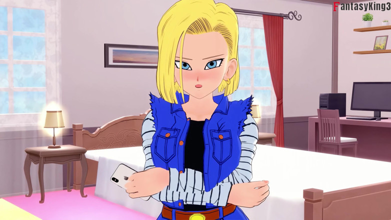 Fantasy king: Kame roshi menawarkan bantuan ke Android 18 dengan imbalan bantuan - Seri...